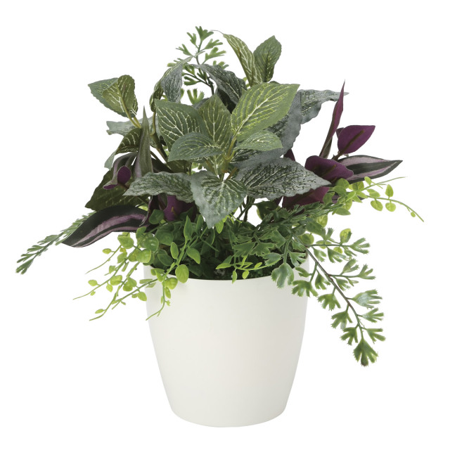 光触媒 光の楽園 ミックスグリーンS 【インテリアグリーン 人工観葉植物】 (2100a35)