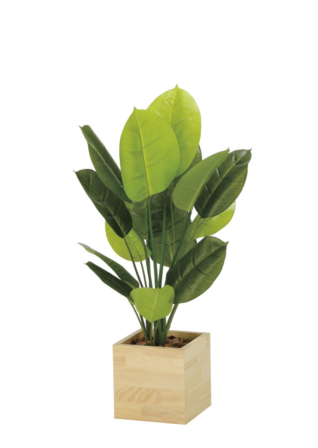 光触媒　人工観葉植物　ウォールグリーン　ウッドボックススキンダプサス85 光触媒 光の楽園 ウッドボックススキンダプサス85【インテリア