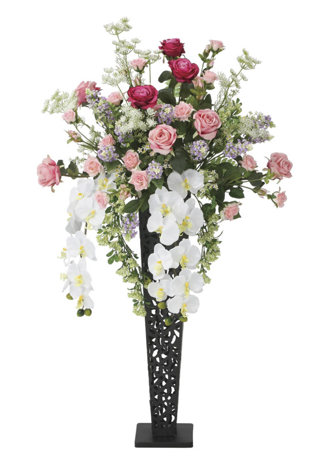 光触媒 光の楽園 レシオクイーンスタンド1.2m【アートフラワー 造花】(2359R490)（※ラッピング不可）