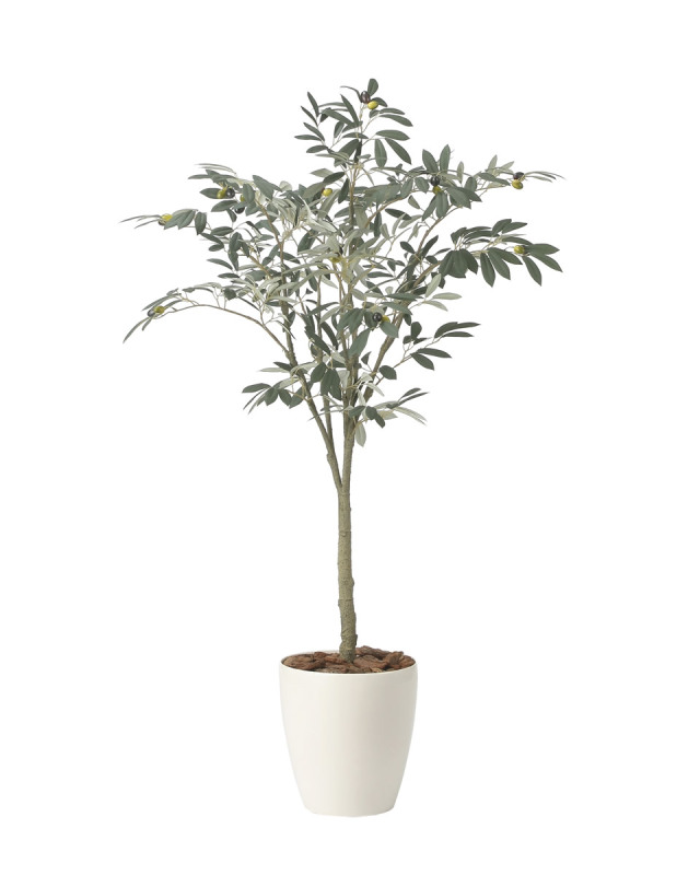 光触媒 光の楽園 オリーブツリー1.35【インテリア フェイクグリーン 人工観葉植物】(2433A220)【ラッピング不可】