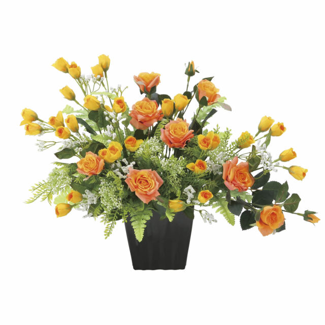 光触媒 光の楽園 マリアンローズ【アートフラワー 造花】(2571A40