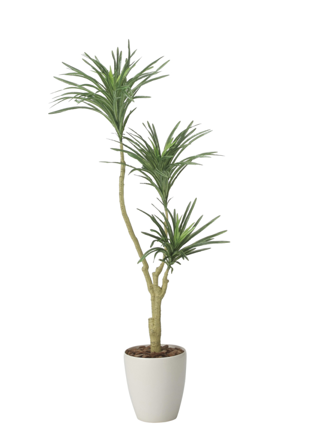光触媒 光の楽園 ユッカ1.3m【インテリア フェイクグリーン 人工観葉植物】(2636A100)（※ラッピング不可）