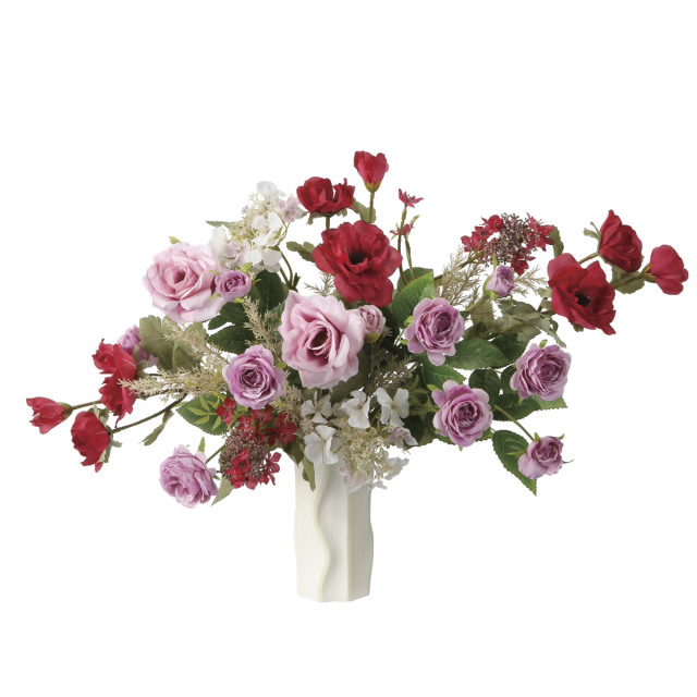 光触媒 光の楽園 プラムルージュ【アートフラワー 造花】(2654A150)（※ラッピング不可）