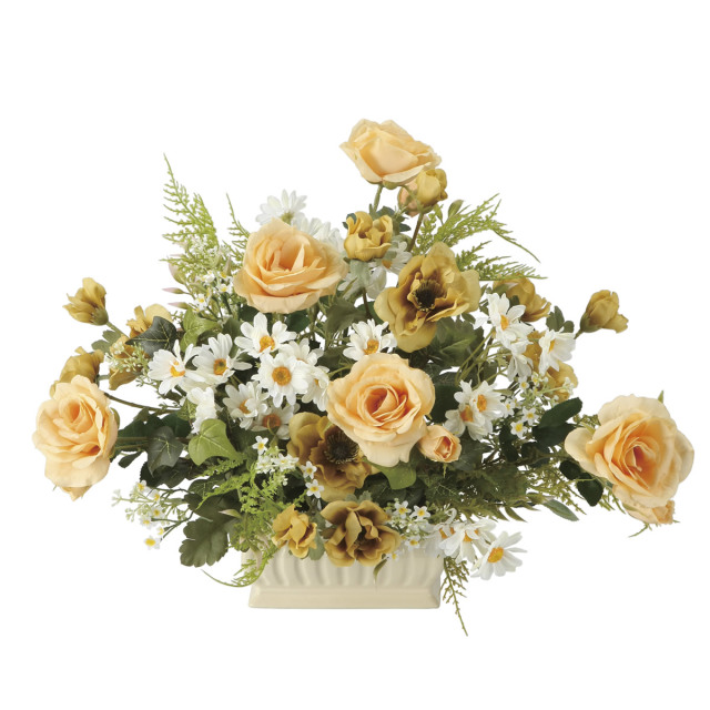 光触媒 光の楽園 ウエストローズ【アートフラワー 造花】(2663A170)（※ラッピング不可）