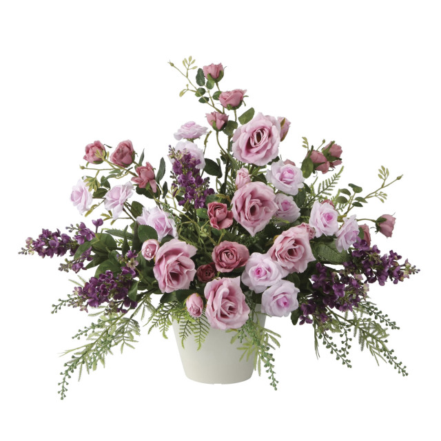 光触媒 光の楽園 ロマンローズ【アートフラワー 造花】(2666A230)