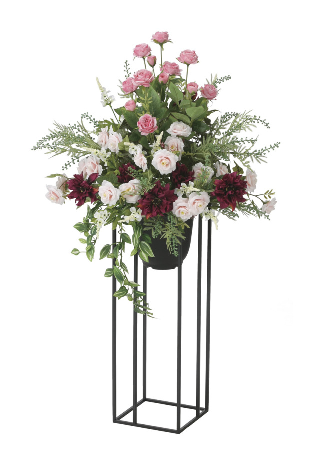 光触媒 光の楽園 ルージュロワイヤル1.05m【アートフラワー 造花】(2677A360)（※ラッピング不可）