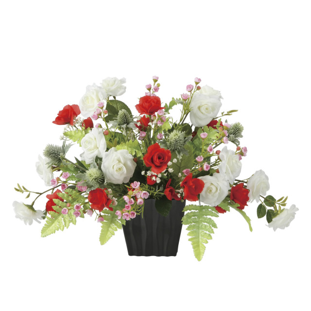 光触媒 光の楽園 エミリーツートンローズ【アートフラワー 造花】(2681A100)