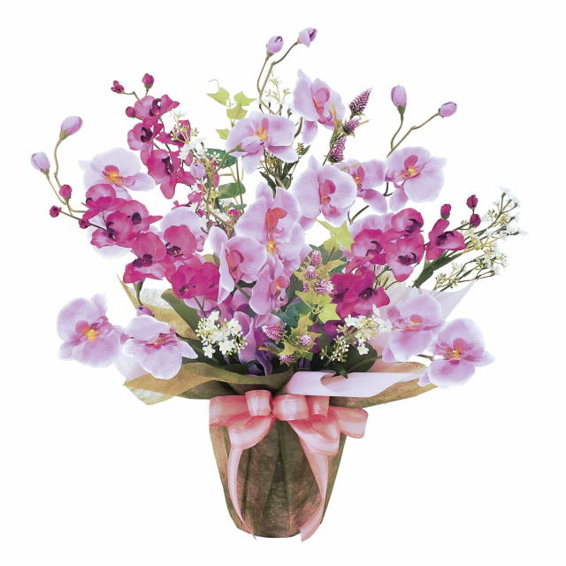 光触媒 光の楽園 ツインコチョウラン【アートフラワー 造花】(319P80)