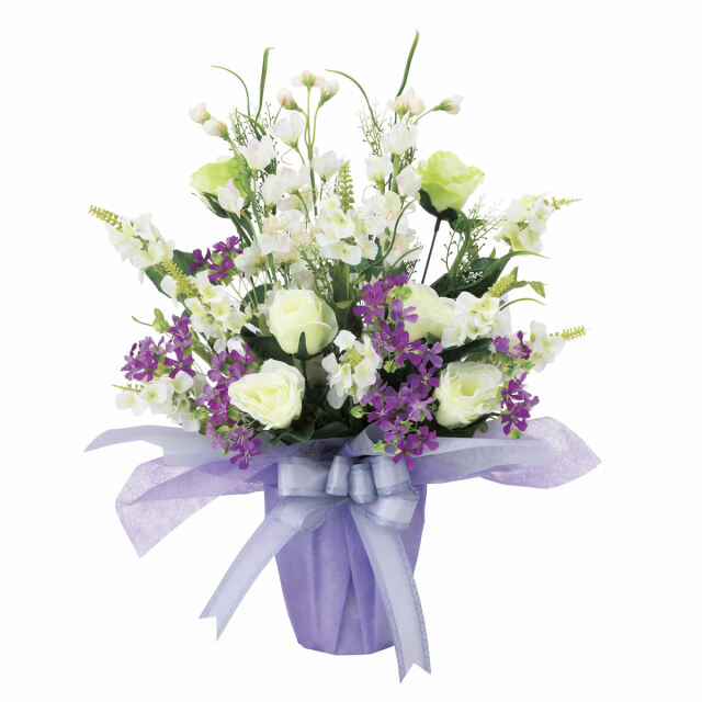 光触媒 光の楽園 清流【仏花シリーズ】【アートフラワー 造花】(490R85)