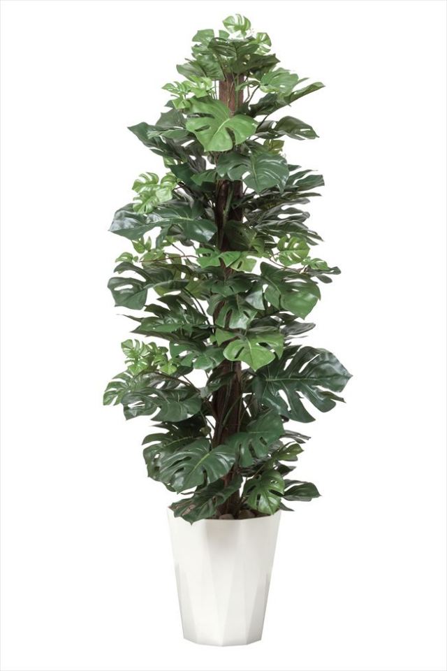 光触媒人工観葉植物フェイクグリーンスプリットモンステラ1.35m