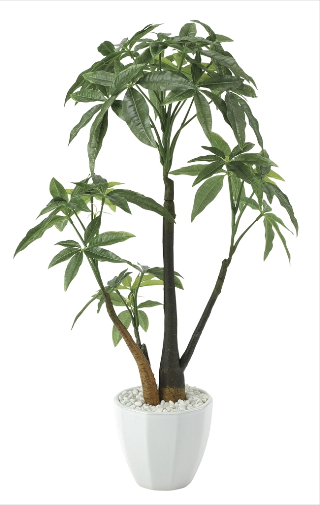 光触媒 光の楽園パキラポットl インテリアグリーン 人工観葉植物 629a85 造花と観葉植物の専門店 光の楽園