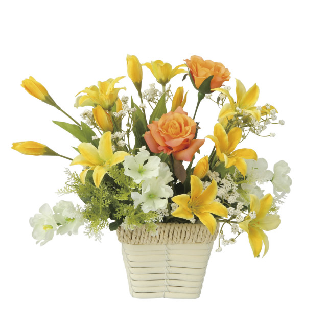 光触媒 光の楽園 ローズリリー【アートフラワー 造花】(67R40)