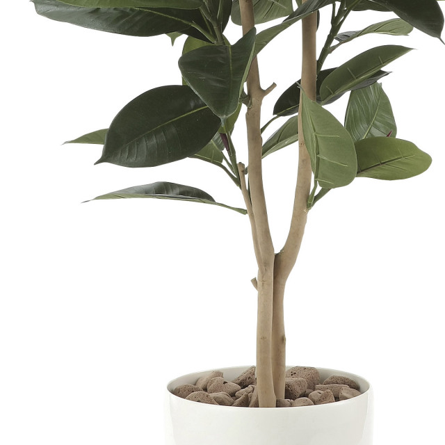 光触媒 光の楽園 ゴムの木1.25m【インテリア フェイクグリーン 人工