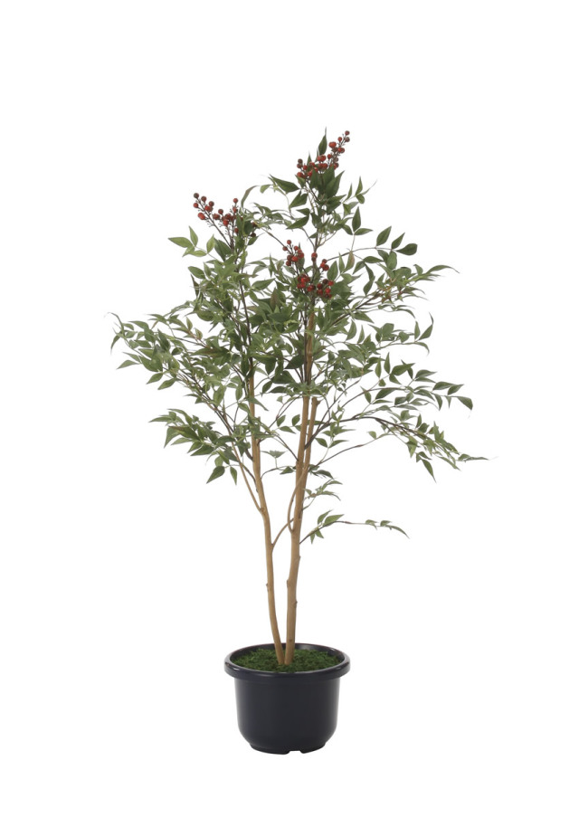 光触媒 光の楽園 南天1.0m【インテリア フェイクグリーン 人工観葉植物】(734K165)