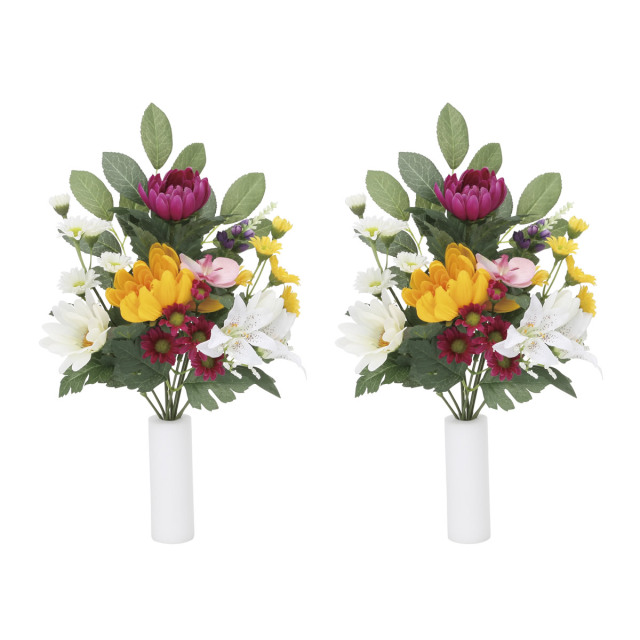 光触媒 光の楽園 上仏花中2個セット【アートフラワー 造花】(854K45)