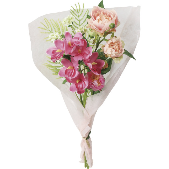 光の楽園 ブーケ仏花ピオニー 1本【仏花シリーズ】【アートフラワー 造花】(FPY-102N27)（※ラッピング不可）