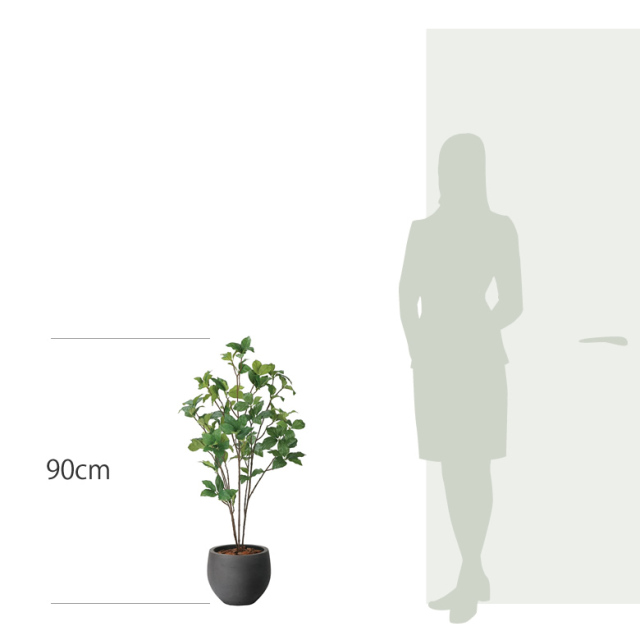 光触媒 光の楽園ナチュラルサラサドウダン 90【インテリア フェイク