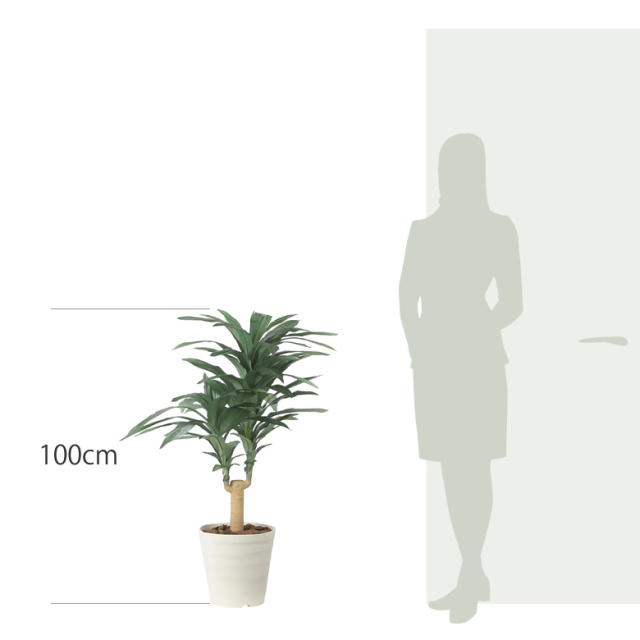 光触媒　人工観葉植物　ウォールグリーン　フェイクグリーン　ドラセナポット140 光触媒 人工観葉植物 ウォールグリーン フェイクグリーン ドラセナ