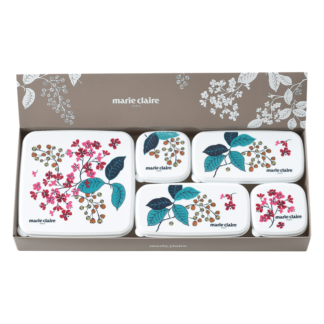 マリ・クレール　シール容器5pc　No.15