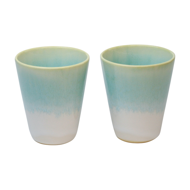 萩焼　Lemonade　ペアカップ　No.38