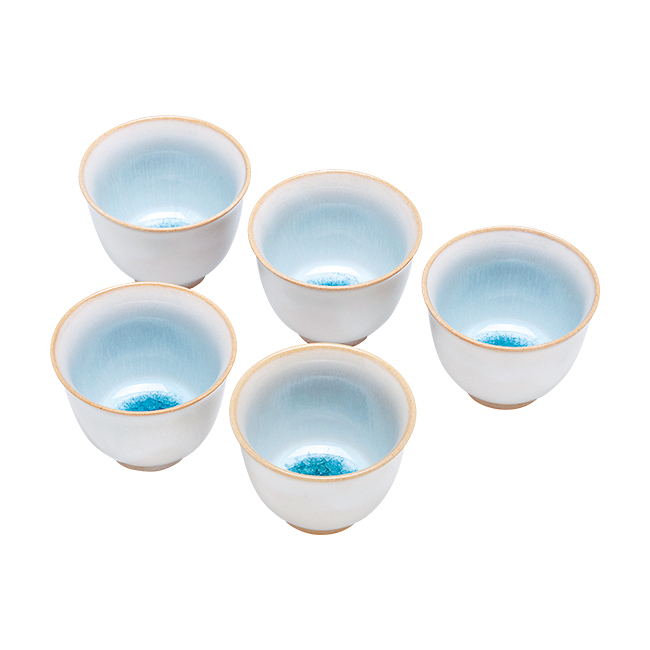 萩焼　ソライロ　汲出し揃　No.40