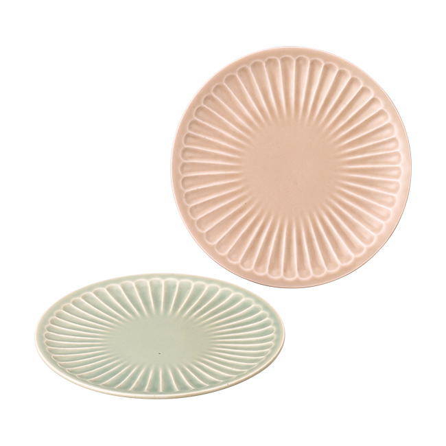 作山窯　Daisy　ペアプレート　No.40