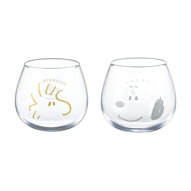 スヌーピー＆ウッドストック　ゆらゆらタンブラーペアセット　No.20