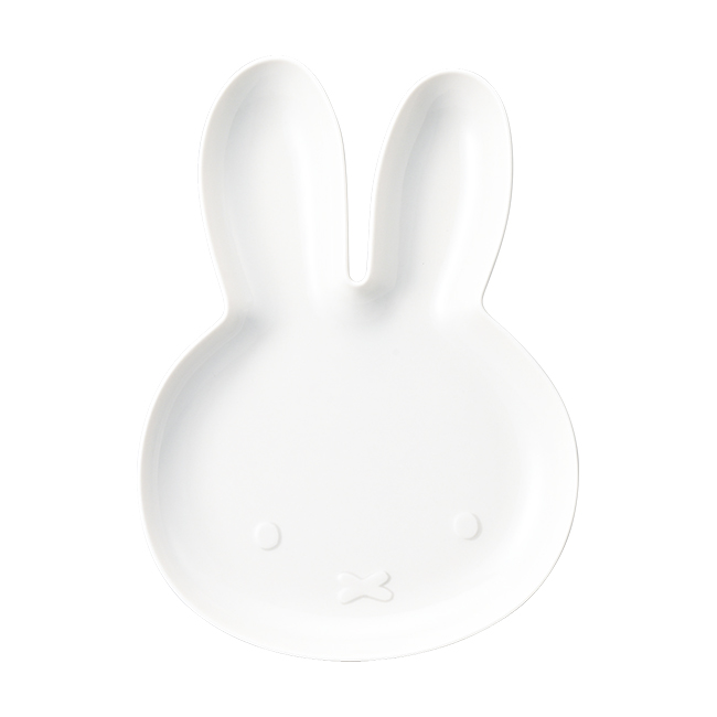 ミッフィー　ダイカットプレートL（ホワイト）　No.40