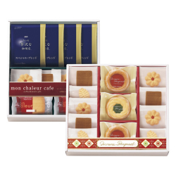 シュクルリブーケ　ベイクドクッキー・レーズンサンド・ドリップコーヒーセット　No.40