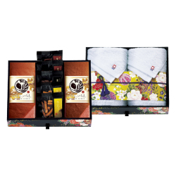 ミニたんす御進物　「いちご、いちえ。」かすてぃら＆今治産たおる　No.90