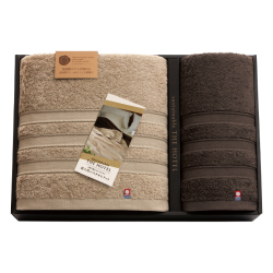 サステナブル　THE　HOTEL　今治　超大判バスタオルケットとバスタオルのセット　No.200