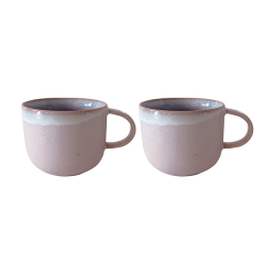 萩焼　ペアマグカップ　No.50　（モモイロ）