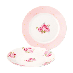 ローラ　アシュレイ　ペアケーキプレートセット　No.25