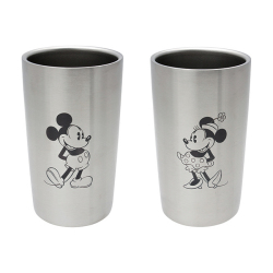 ディズニー　WD　ステンレス真空タンブラーセットS2（ミッキー＆ミニー）　300ml　No.30