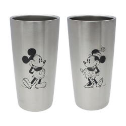ディズニー　WD　ステンレス真空タンブラーセットS2（ミッキー＆ミニー）　440ml　No.35