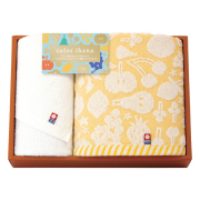 color　ihana　-カラーイハナ-　今治　バス・フェイスタオルセット　No.40