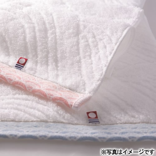 今治 和布小紋 フェイスタオル(WFK-H-BL)