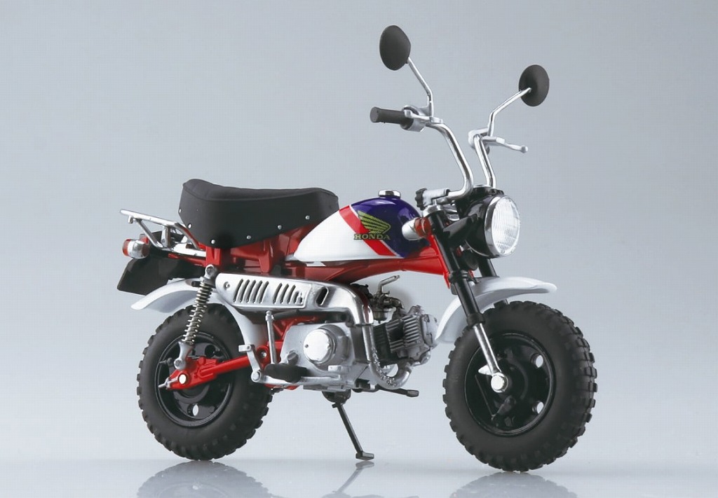 AOSHIMA 1/12 Honda モンキー・スペシャル シャスタホワイト (トリコロール)