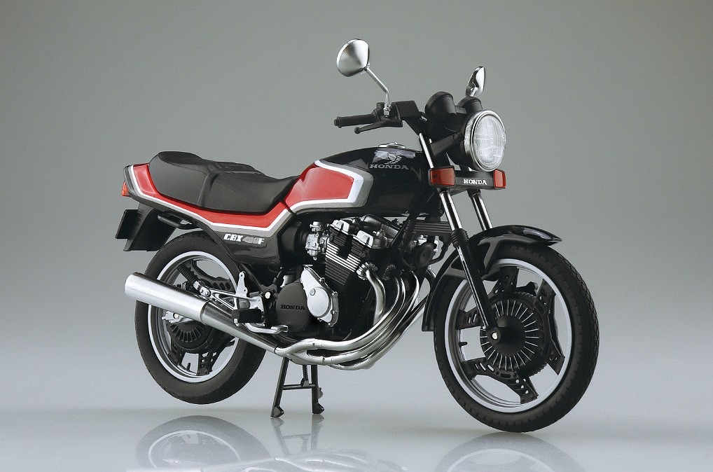 AOSHIMA 1/12 Honda CBX400F ブラック/キャンディアラモアナレッド