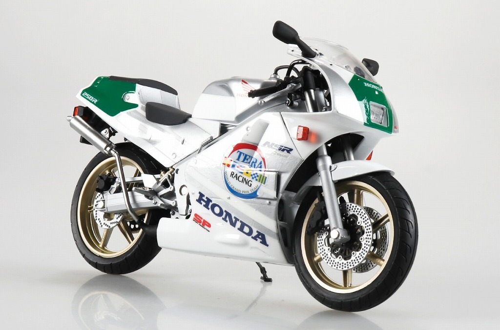 AOSHIMA 1/12 Honda NSR250R SP '89 ロスホワイト×テラシルバー×ノーベンバーシルバー