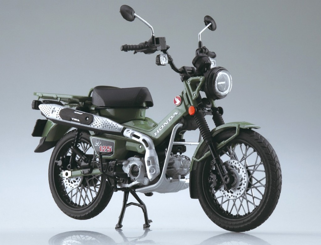AOSHIMA 1/12 Honda CT125 ハンターカブ パールオーガニックグリーン