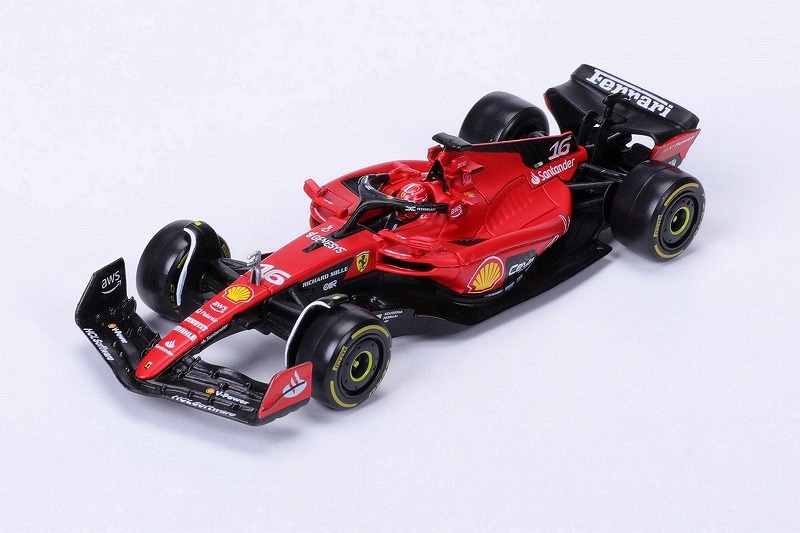 BURAGO 1/43 フェラーリ SF23  2023  No,16 C.ルクレール ドライバー付