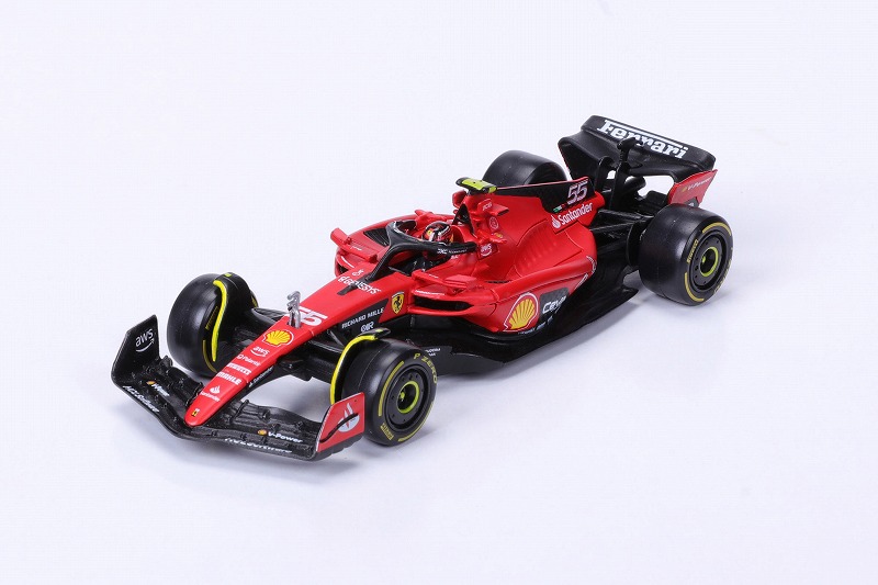 BURAGO 1/43 フェラーリ SF23  2023  No,55 C.サインツ ドライバー付