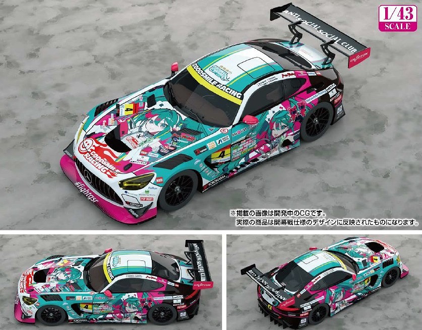 GoodSmile Racing 1/43 グッドスマイル 初音ミク AMG 2025 スーパーGT300 開幕戦ver. 