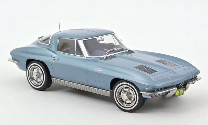 NOREV 1/18 Chevrolet Corvette Sting Ray 1963 metallic Light Blue
