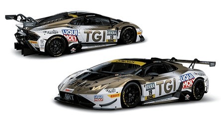 <予約 2026/7月発売予定> Trends Hobby 1/64 Lamborghini Huracan GT3 EVO2 DTM 2025 #19