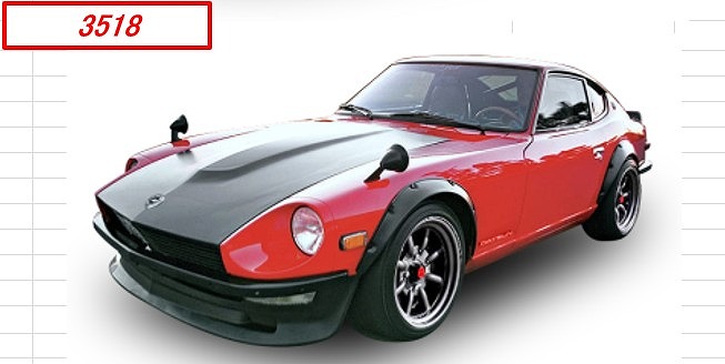 SUN STAR 1/18 Datsun 240Z 1971 Dark Gray