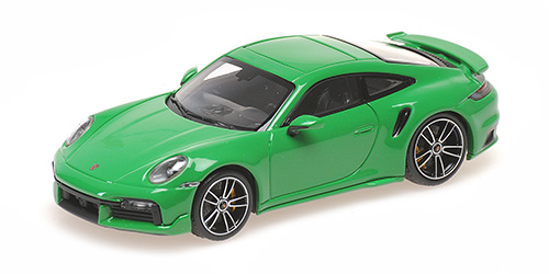 MINICHAMPS 1/43 PORSCHE 911 (992) TURBO S COUPE SPORT DESIGN 2021 GREEN 432pcs.