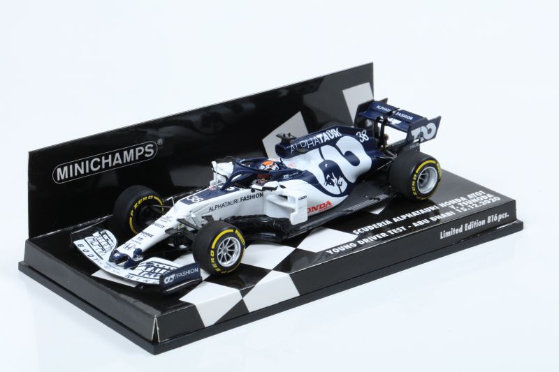 MINICHAMPS 1/43 スクーデリア アルファタウリ ホンダ AT1 角田裕毅 ヤング ドライバー アブダビ テスト