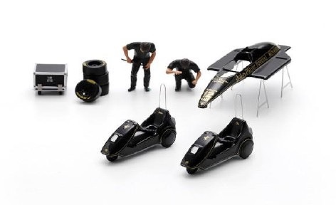 <予約 2026/9月発売予定> Spark 1/43 Lotus JPS  Sinclair C5 Scooter Set